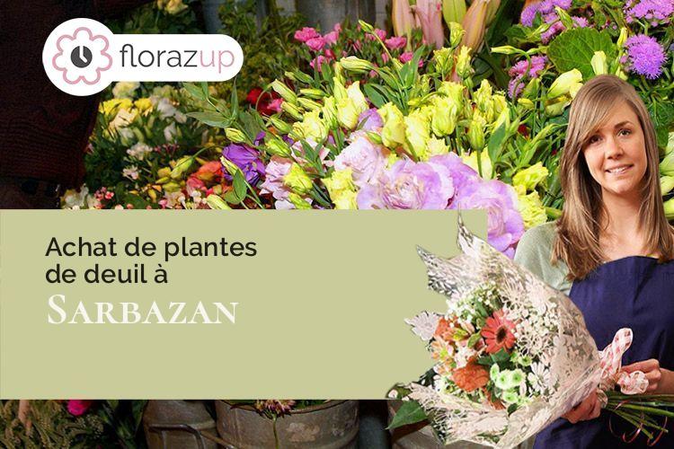 coeur de fleurs pour un deuil à Sarbazan (Landes/40120)
