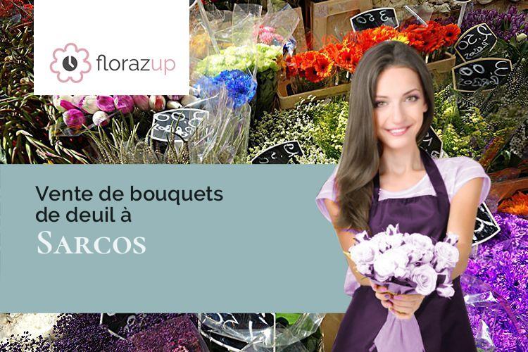 compositions florales pour une crémation à Sarcos (Gers/32420)