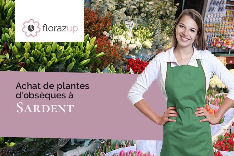 gerbes de fleurs pour des obsèques à Sardent (Creuse/23250)