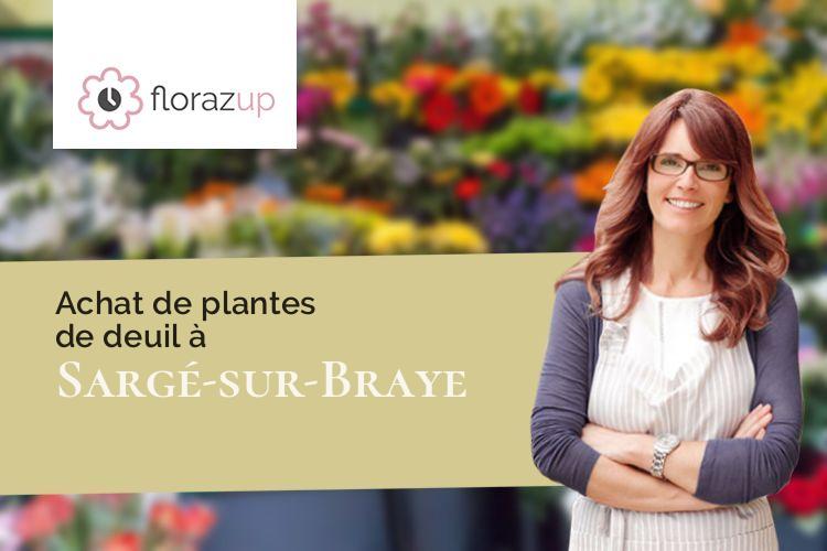 compositions florales pour des obsèques à Sargé-sur-Braye (Loir-et-Cher/41170)