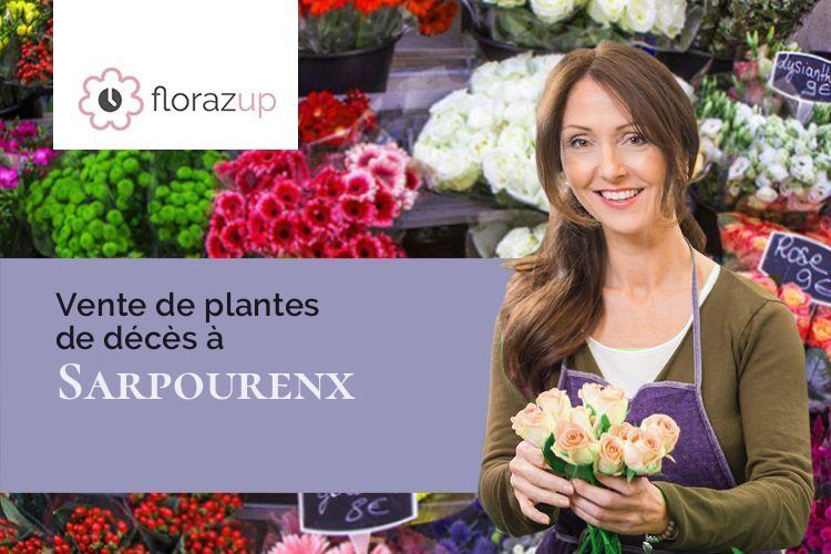 coupes de fleurs pour un enterrement à Sarpourenx (Pyrénées-Atlantiques/64300)