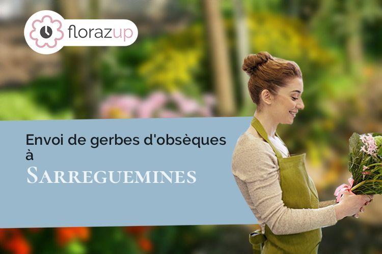 coupes de fleurs pour une crémation à Sarreguemines (Moselle/57200)