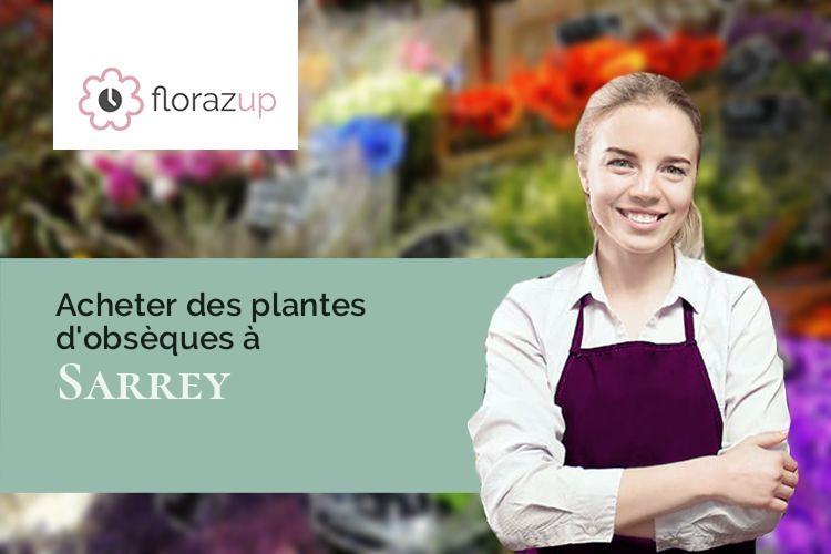 créations de fleurs pour un décès à Sarrey (Haute-Marne/52140)