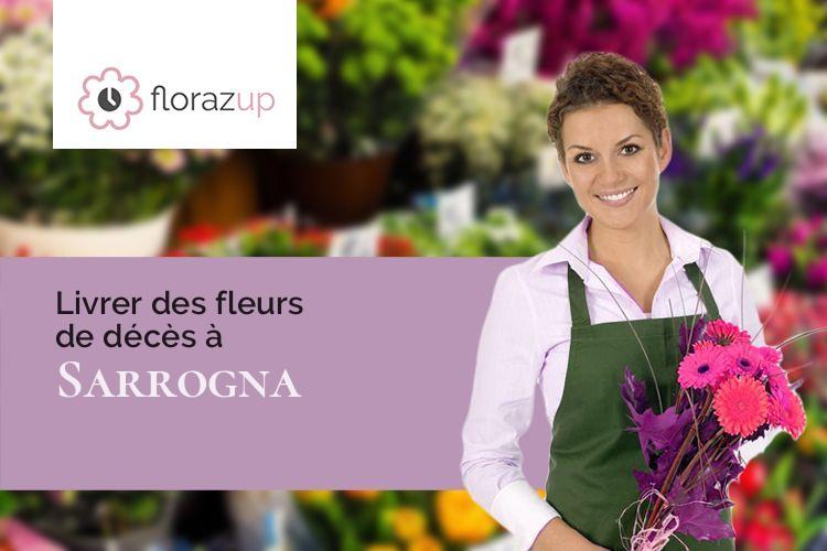 gerbes de fleurs pour une crémation à Sarrogna (Jura/39270)