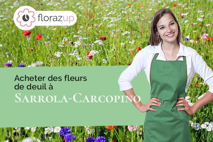 fleurs deuil pour un enterrement à Sarrola-Carcopino (Corse/20167)