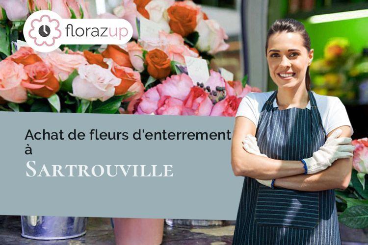 coeur de fleurs pour une crémation à Sartrouville (Yvelines/78500)