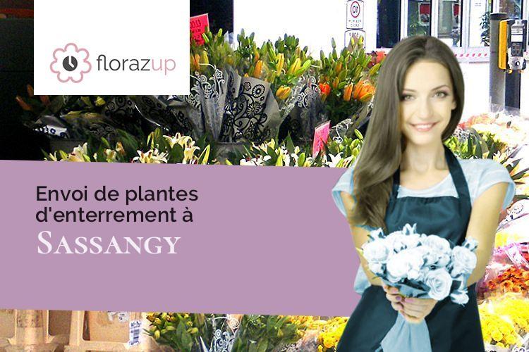 gerbes de fleurs pour un décès à Sassangy (Saône-et-Loire/71390)