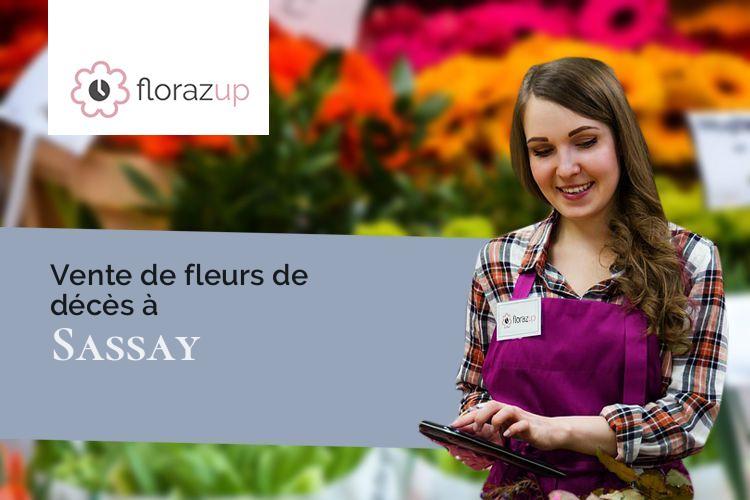 créations de fleurs pour un deuil à Sassay (Loir-et-Cher/41700)