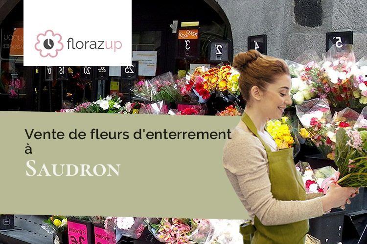 créations florales pour un décès à Saudron (Haute-Marne/52230)