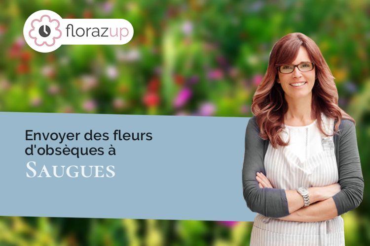 compositions de fleurs pour une crémation à Saugues (Haute-Loire/43170)