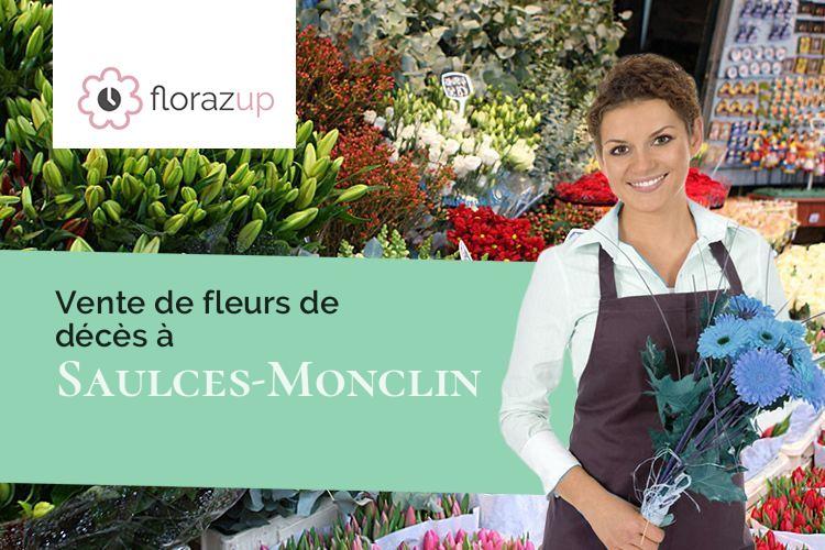 gerbes de fleurs pour un enterrement à Saulces-Monclin (Ardennes/08270)