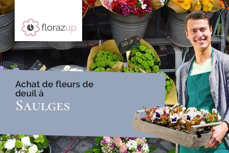 gerbes de fleurs pour un décès à Saulges (Mayenne/53340)