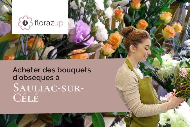 coupes de fleurs pour des obsèques à Sauliac-sur-Célé (Lot/46330)