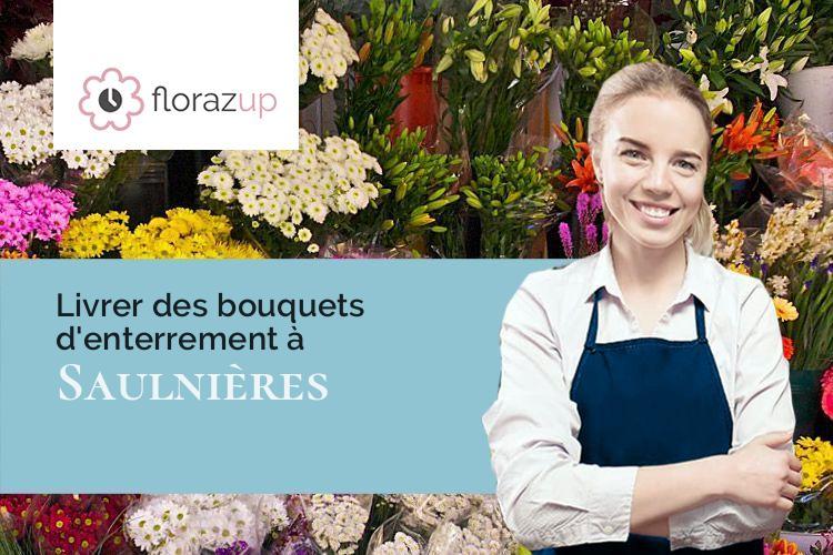 coupes de fleurs pour des obsèques à Saulnières (Ille-et-Vilaine/35320)