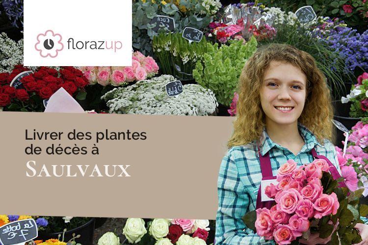 compositions de fleurs pour des funérailles à Saulvaux (Meuse/55500)