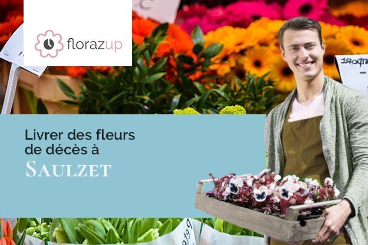 couronnes florales pour une crémation à Saulzet (Allier/03800)