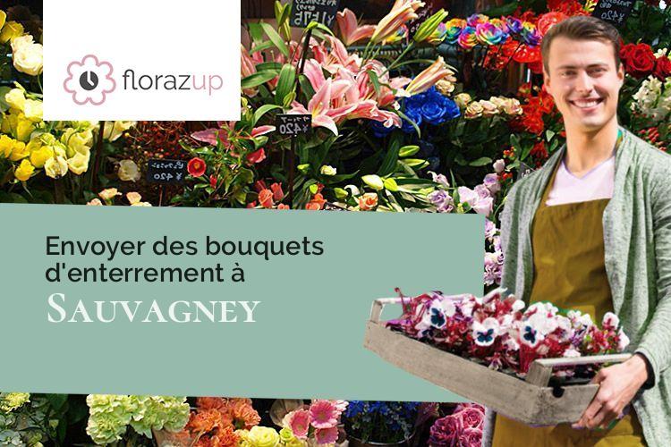 créations de fleurs pour un enterrement à Sauvagney (Doubs/25170)