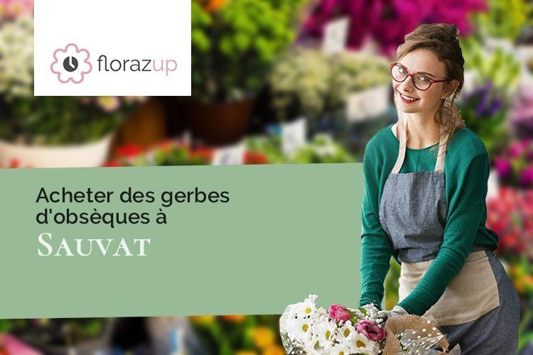 créations de fleurs pour des obsèques à Sauvat (Cantal/15240)