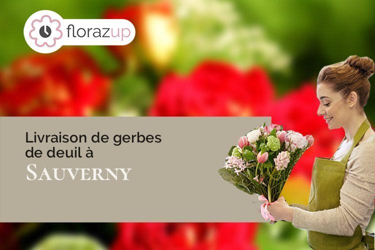 coeur de fleurs pour des obsèques à Sauverny (Ain/01220)