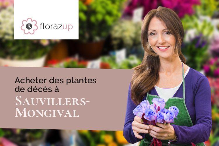 gerbes de fleurs pour des obsèques à Sauvillers-Mongival (Somme/80110)