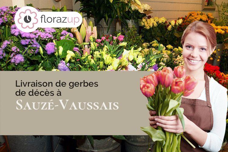 bouquets de fleurs pour une crémation à Sauzé-Vaussais (Deux-Sèvres/79190)
