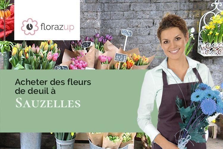couronnes de fleurs pour une crémation à Sauzelles (Indre/36220)