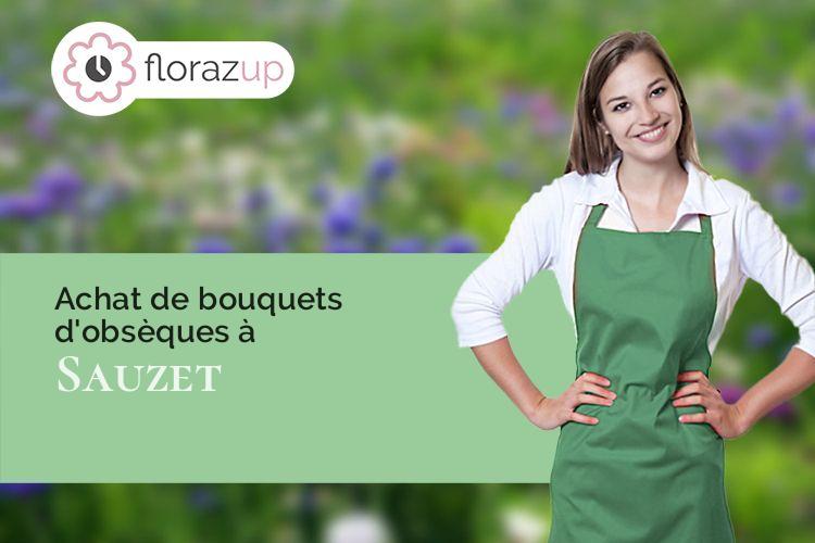 coeur de fleurs pour un enterrement à Sauzet (Drôme/26740)