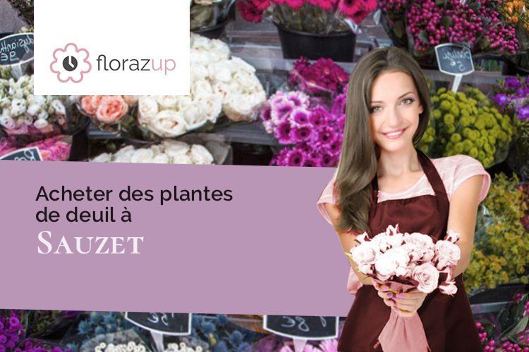 bouquets de fleurs pour un enterrement à Sauzet (Lot/46140)