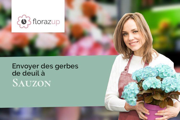 coupes de fleurs pour un décès à Sauzon (Morbihan/56360)