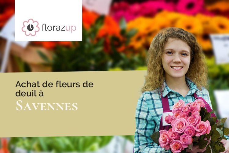 couronnes de fleurs pour une crémation à Savennes (Puy-de-Dôme/63750)