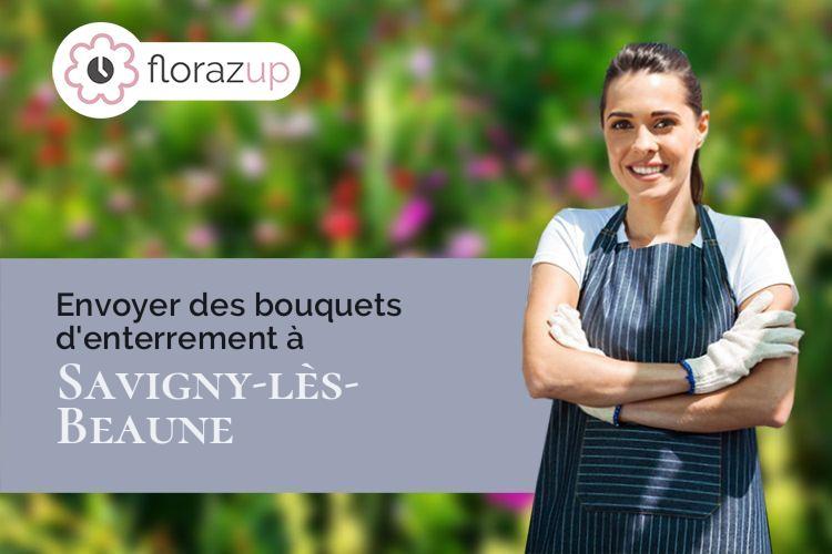 plantes pour des funérailles à Savigny-lès-Beaune (Côte-d'Or/21420)
