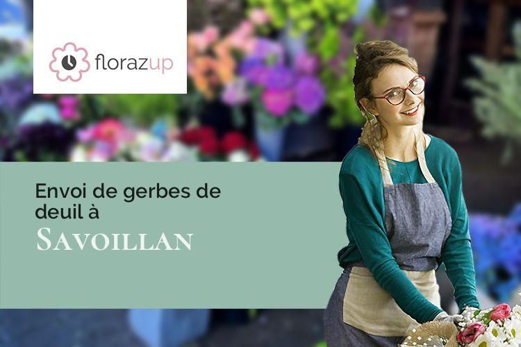 compositions de fleurs pour une crémation à Savoillan (Vaucluse/84390)