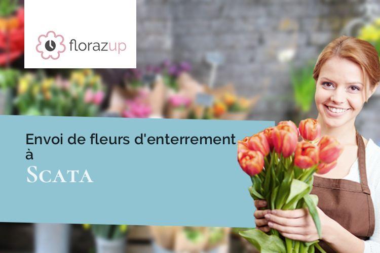 coeurs de fleurs pour un enterrement à Scata (Corse/20213)