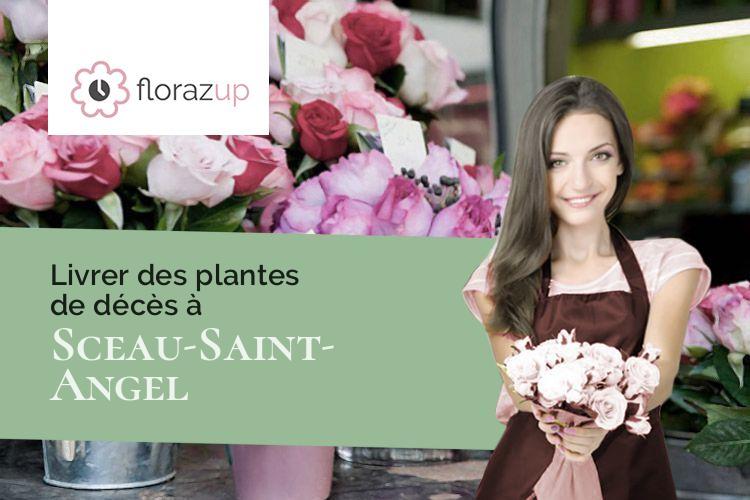 créations de fleurs pour un deuil à Sceau-Saint-Angel (Dordogne/24300)