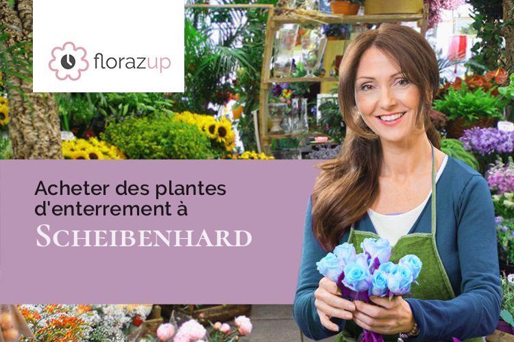 couronnes florales pour un décès à Scheibenhard (Bas-Rhin/67630)