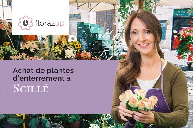 créations florales pour des funérailles à Scillé (Deux-Sèvres/79240)