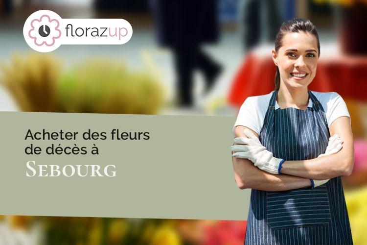 coeur de fleurs pour une crémation à Sebourg (Nord/59990)