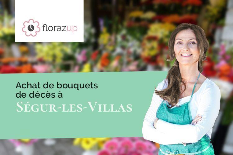 plantes pour un décès à Ségur-les-Villas (Cantal/15300)