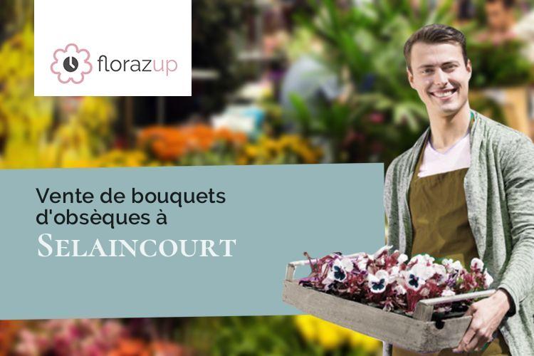 gerbes de fleurs pour une crémation à Selaincourt (Meurthe-et-Moselle/54170)