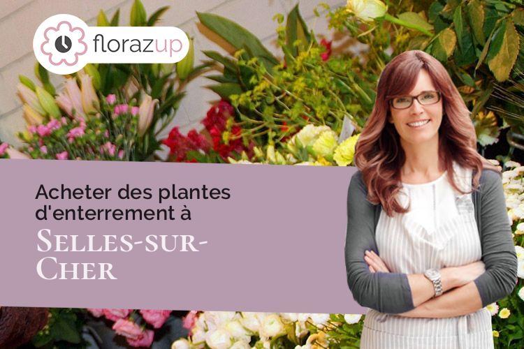 gerbes de fleurs pour un deuil à Selles-sur-Cher (Loir-et-Cher/41130)