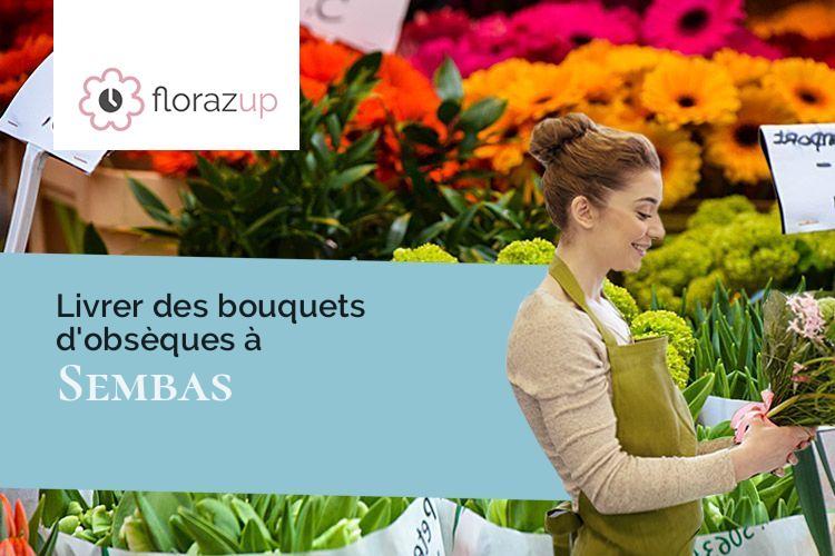 coeurs de fleurs pour des obsèques à Sembas (Lot-et-Garonne/47360)