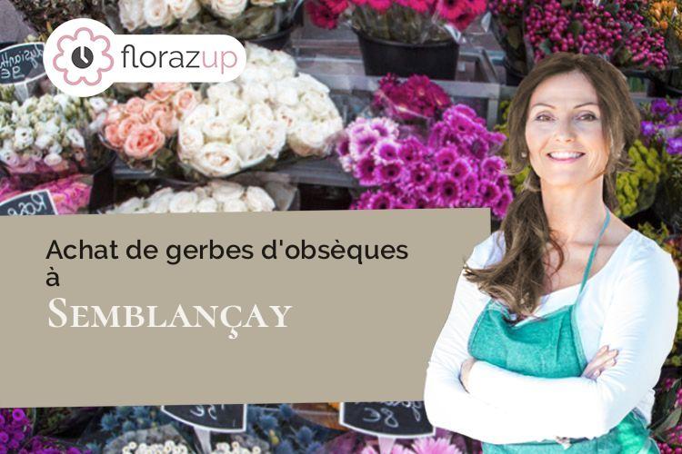 coupes de fleurs pour un enterrement à Semblançay (Indre-et-Loire/37360)