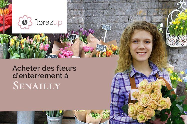 compositions de fleurs pour un deuil à Senailly (Côte-d'Or/21500)