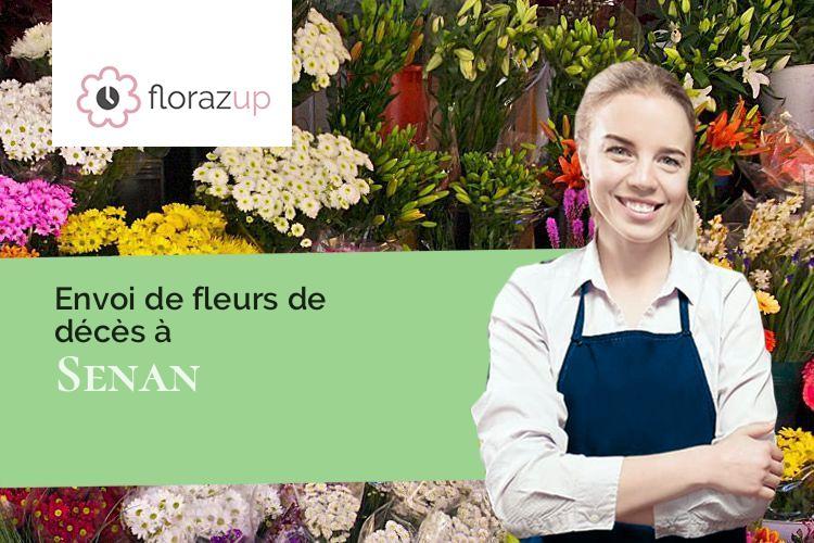 bouquets de fleurs pour un décès à Senan (Yonne/89710)