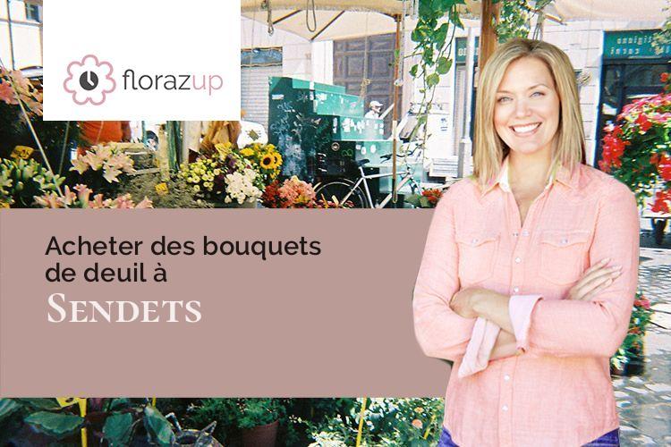bouquets de fleurs pour des obsèques à Sendets (Gironde/33690)