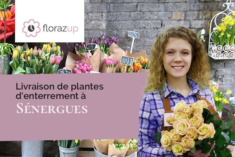 compositions florales pour des funérailles à Sénergues (Aveyron/12320)