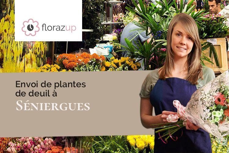 couronnes florales pour des obsèques à Séniergues (Lot/46240)