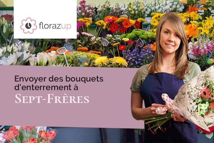 bouquets de fleurs pour des obsèques à Sept-Frères (Calvados/14380)