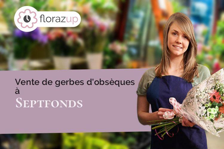 coeur de fleurs pour une crémation à Septfonds (Tarn-et-Garonne/82240)