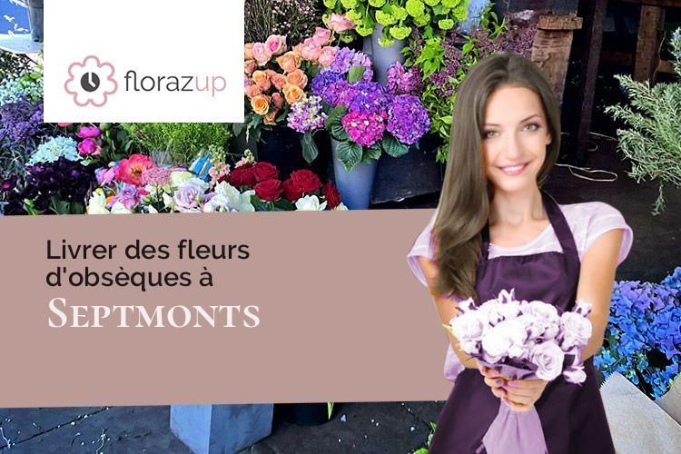 couronnes florales pour un décès à Septmonts (Aisne/02200)